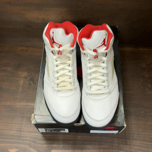 Jordan 5 Retro Fire Red Silver Tongue (2020) - Image 3
