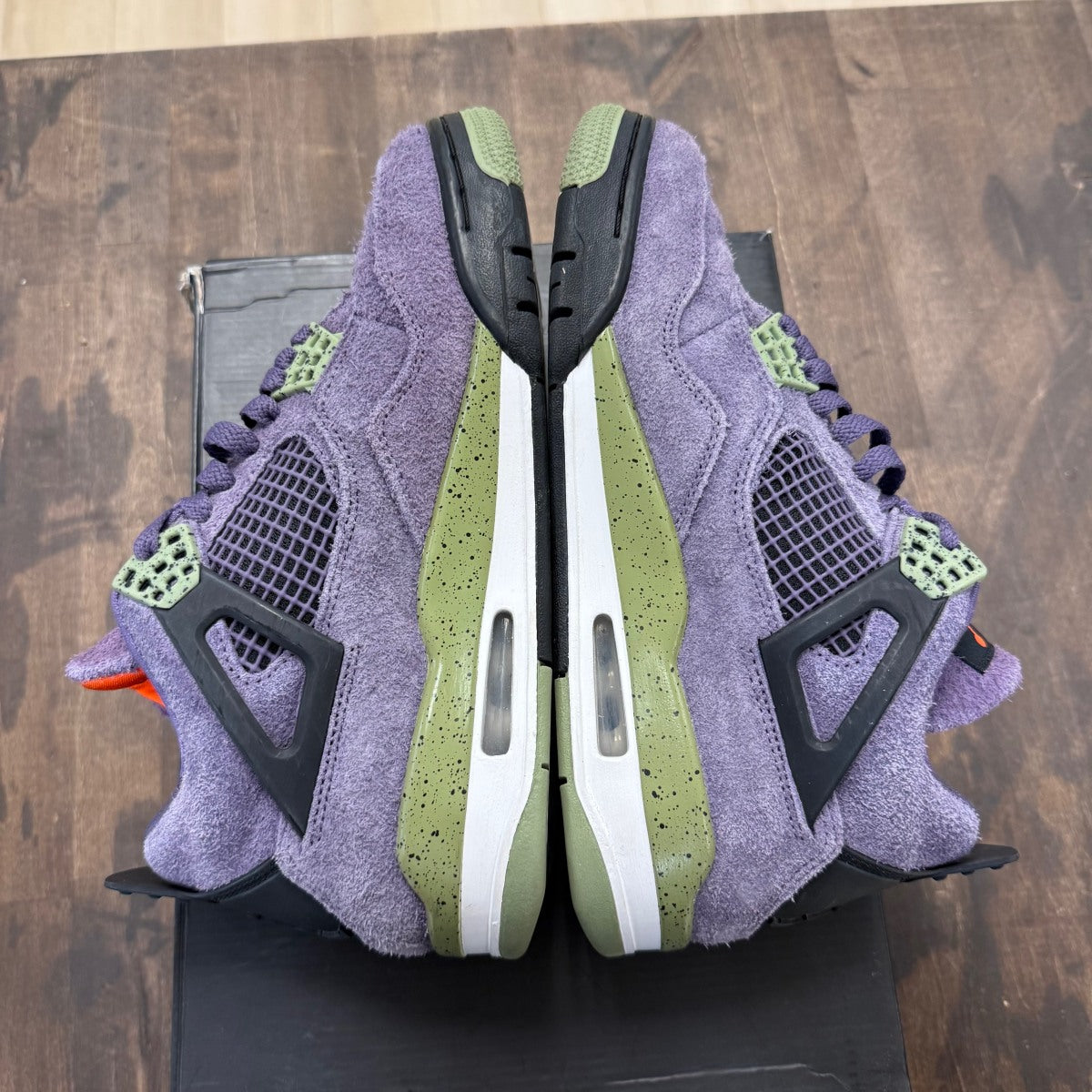 Jordan 4 Retro Canyon Purple (Women's) Size 8.5W (Pre-Owned) - Image 4