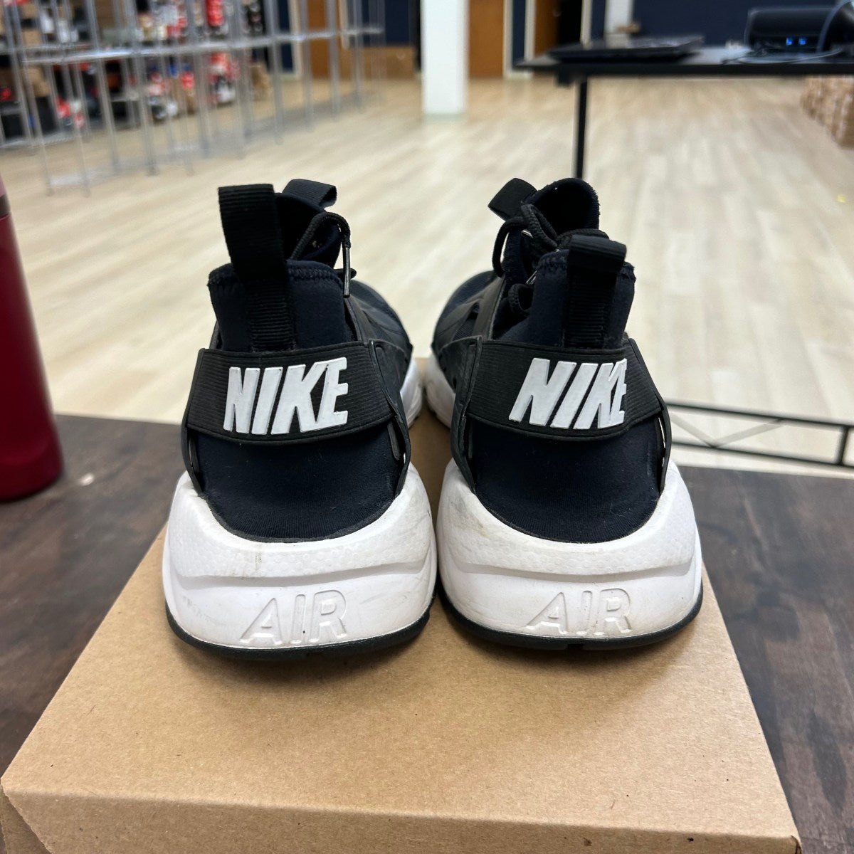 Nike Air Huarache Run Ultra Black White Size 12 (Pre-Owned) - Image 4