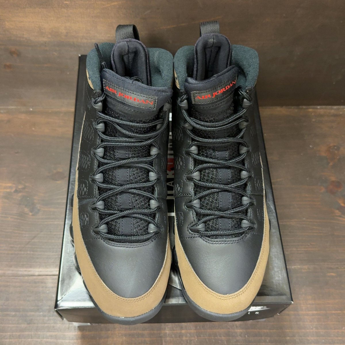 Jordan 9 Retro Olive (2024) Size 8.5 (Pre-Owned) - tag