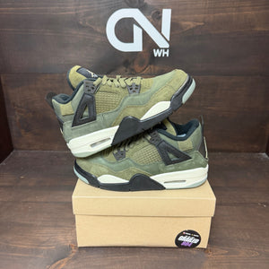 Jordan 4 Retro SE Craft Medium Olive (GS) Size 6.5Y (Pre-Owned) - Image 1