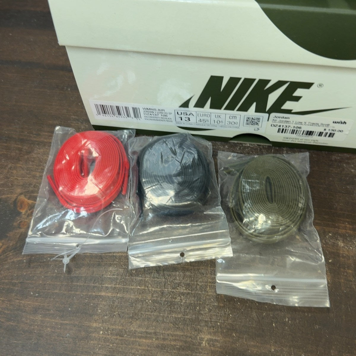 Jordan 1 Retro Low OG SP Travis Scott Olive (Women's) Size 13W (Pre-Owned)