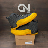 Jordan 12 Retro Black University Gold Size 14 - Image 1