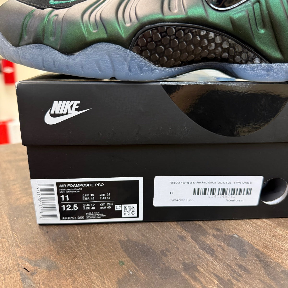 Nike Air Foamposite Pro Pine Green (2025) - Image 6