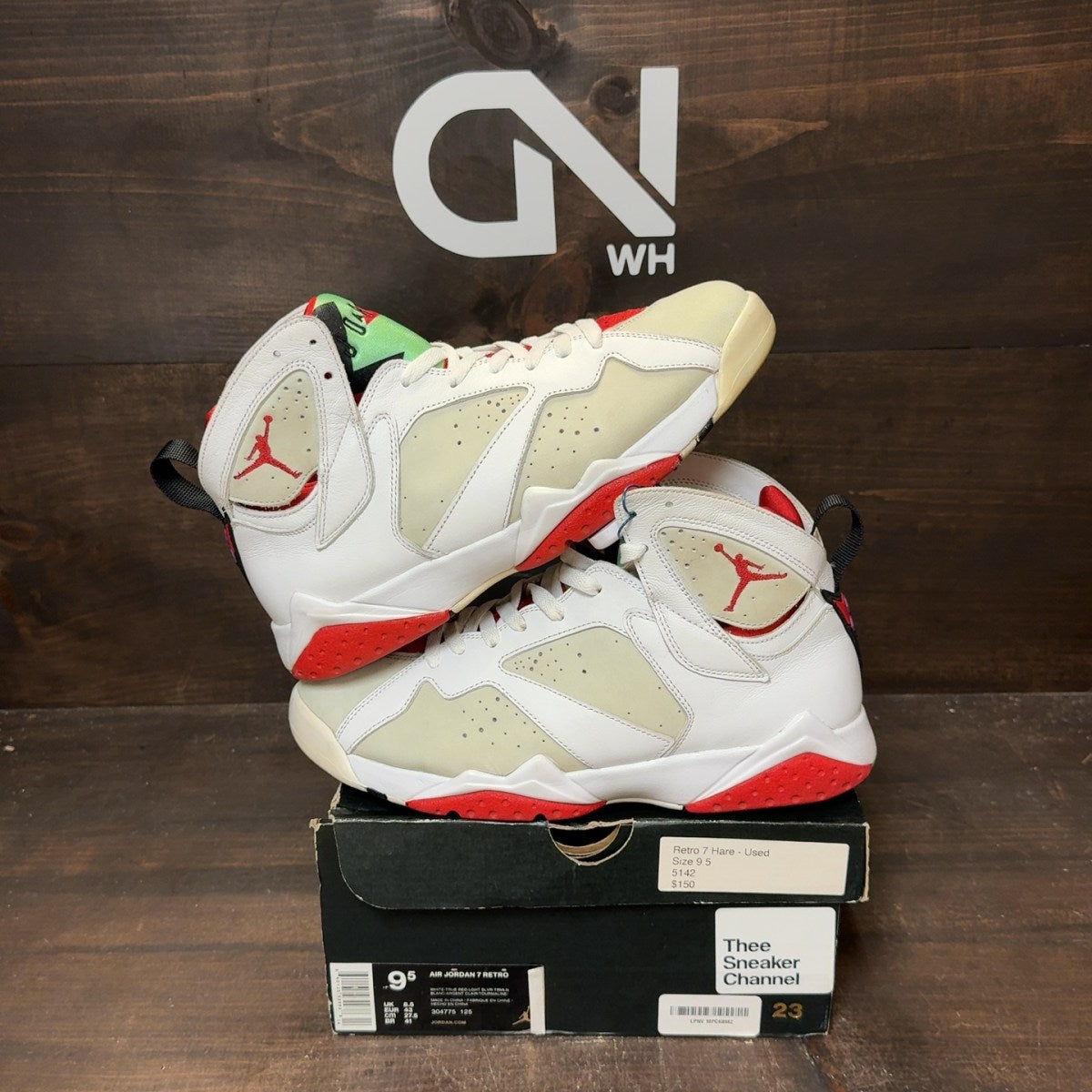 Jordan 7 Retro Hare (2015) Size 9.5 (Pre-Owned)