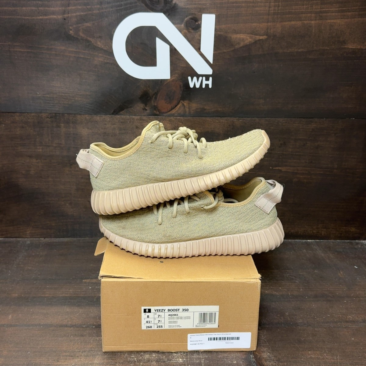 adidas Yeezy Boost 350 Oxford Tan Size 8 (Pre-Owned) - Image 1