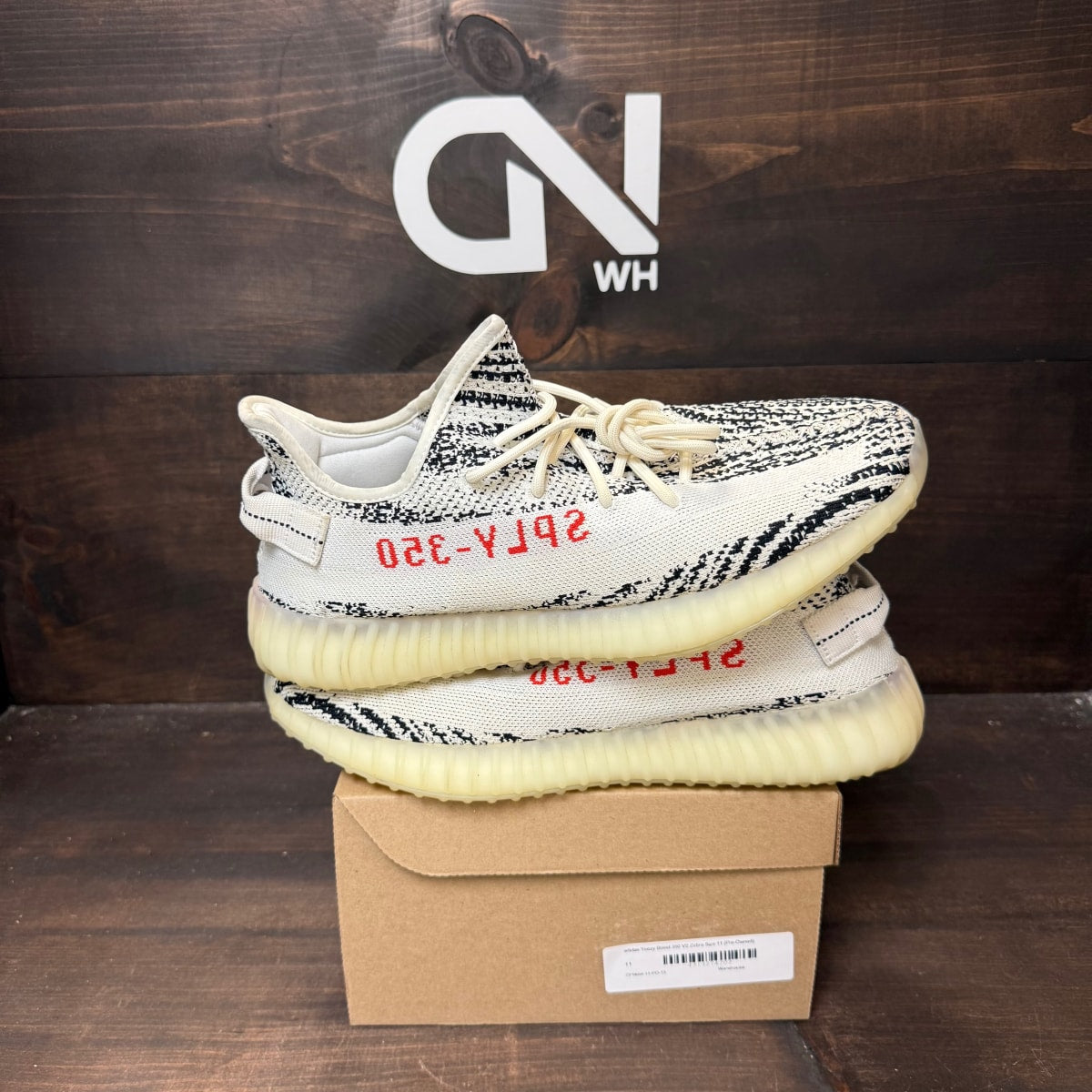 adidas Yeezy Boost 350 V2 Zebra Size 11 (Pre-Owned) - Image 1