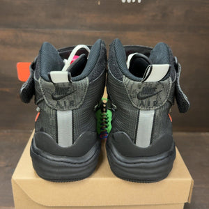 Nike Air Force 1 Mid Off-White Black Size 10 (Pre-Owned) - aux