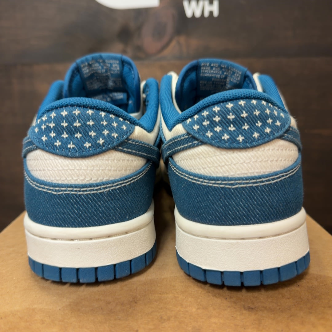 Nike Dunk Low Industrial Blue Sashiko Size 7 (Pre-Owned) - Image 4