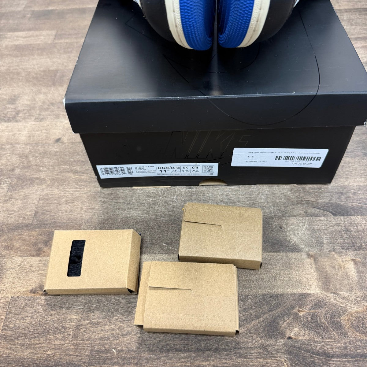 Jordan 1 Retro High OG SP Fragment x Union LA Varsity Red Sport Royal - Image 6