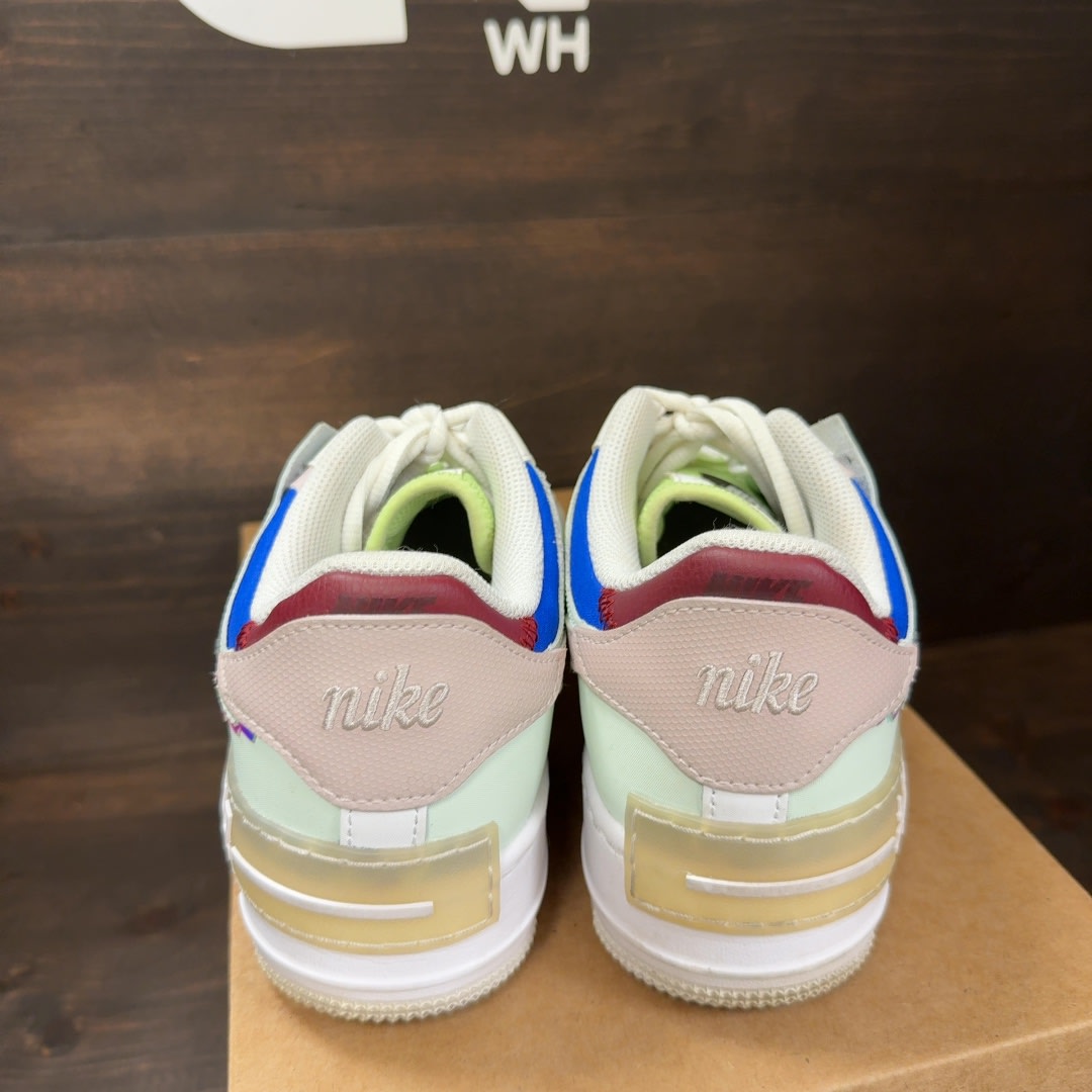Nike Air Force 1 Low Shadow 8 Bit Barely Green (Women's) Size 9W (Pre-Owned) - Image 4