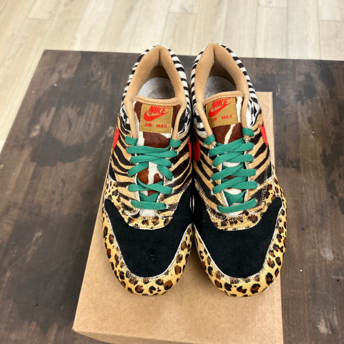 Nike Air Max 1 atmos Animal Pack 2.0 (All Black Box) (2018) Size 10.5 (Pre-Owned) - Image 2