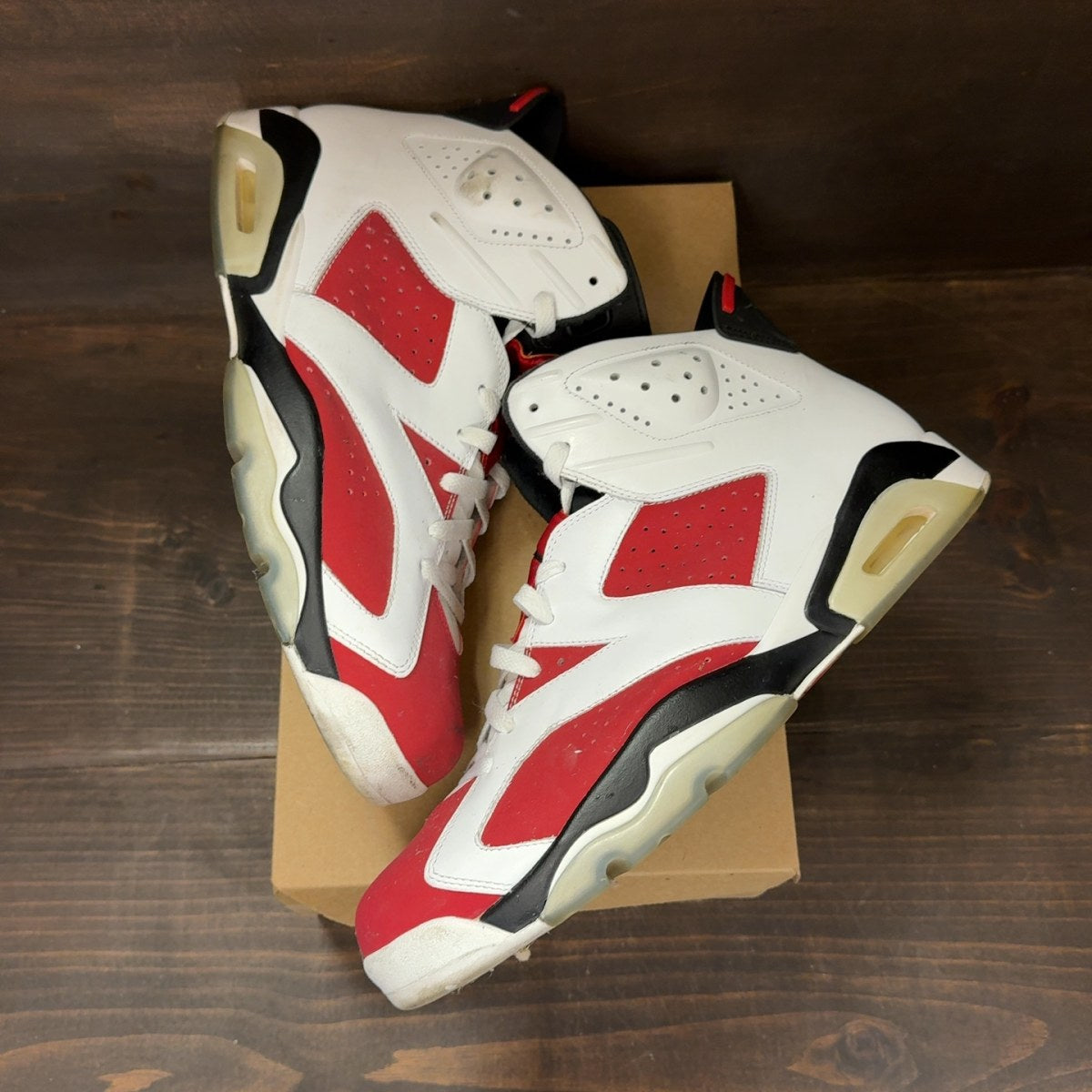 Jordan 6 Retro Carmine (2014) Size 14 (Pre-Owned) - Image 2
