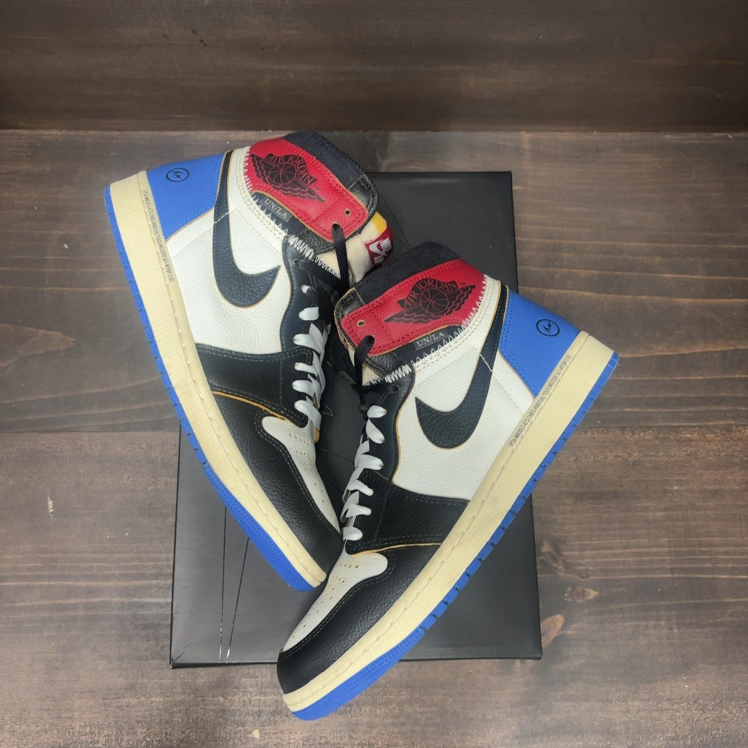 Jordan 1 Retro High OG SP Fragment x Union LA Varsity Red Sport Royal - Image 2