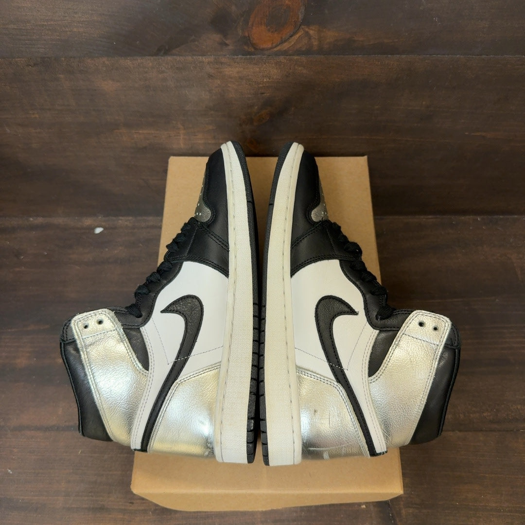Jordan 1 Retro High Silver Toe (Women's) Size 10W (Pre-Owned) - Image 5