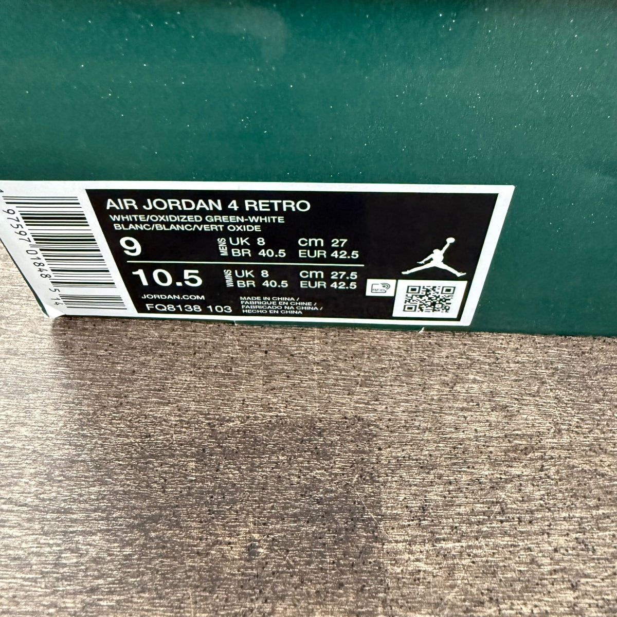 Jordan 4 Retro Oxidized Green - Image 6