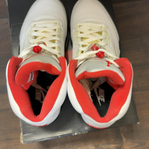 Jordan 5 Retro Fire Red Silver Tongue (2020) - Image 5