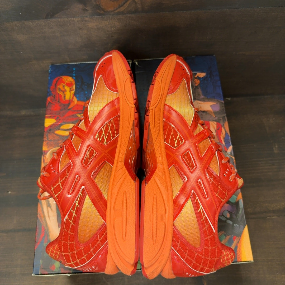 ASICS Gel-Nimbus 10.1 Kith Marvel vs. Capcom Iron Man (Comic Included) Size 11 (Pre-Owned) - Image 6