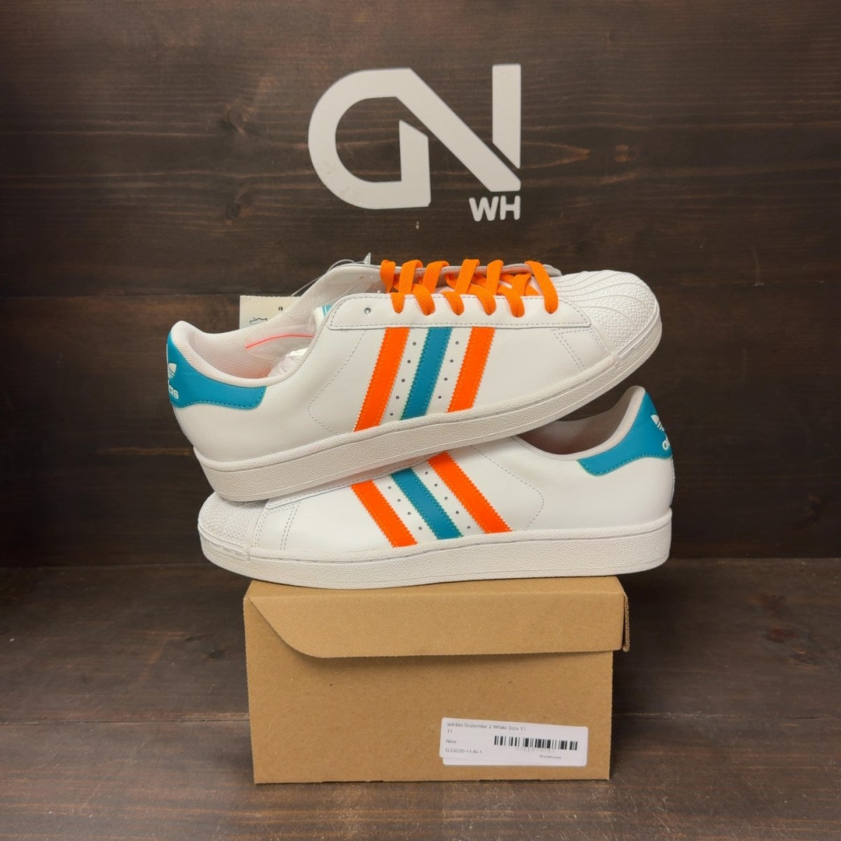adidas Superstar 2 White Size 11 - Image 1