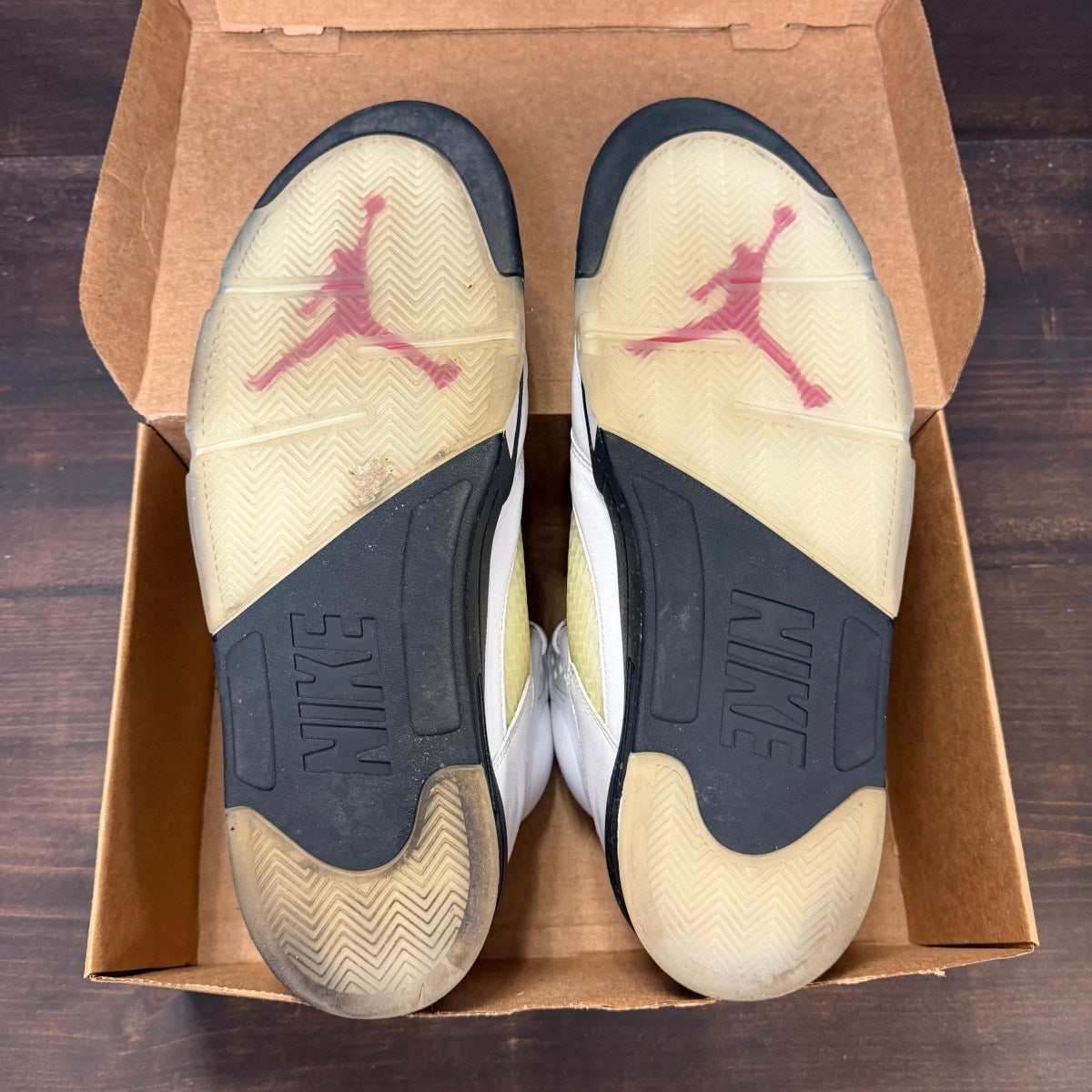 Jordan 5 Retro Fire Red Silver Tongue (2020) Size 15 (Pre-Owned) - Image 6