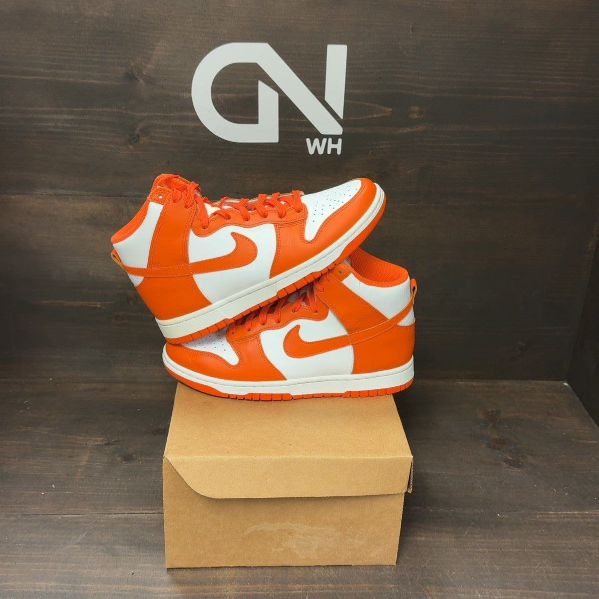 Nike Dunk High Syracuse (2021) (Women's) Size 8.5W (Pre-Owned) - Image 1