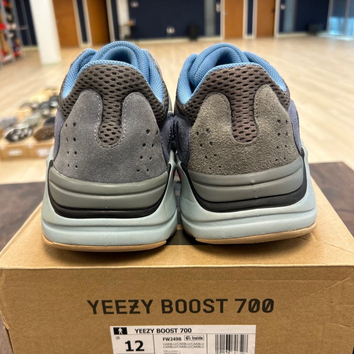 adidas Yeezy Boost 700 Carbon Blue - Image 4