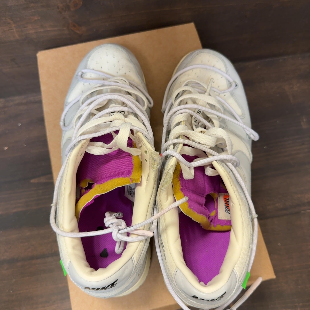 Nike Dunk Low Off-White Lot 3 Size 10 (Pre-Owned) - Image 5