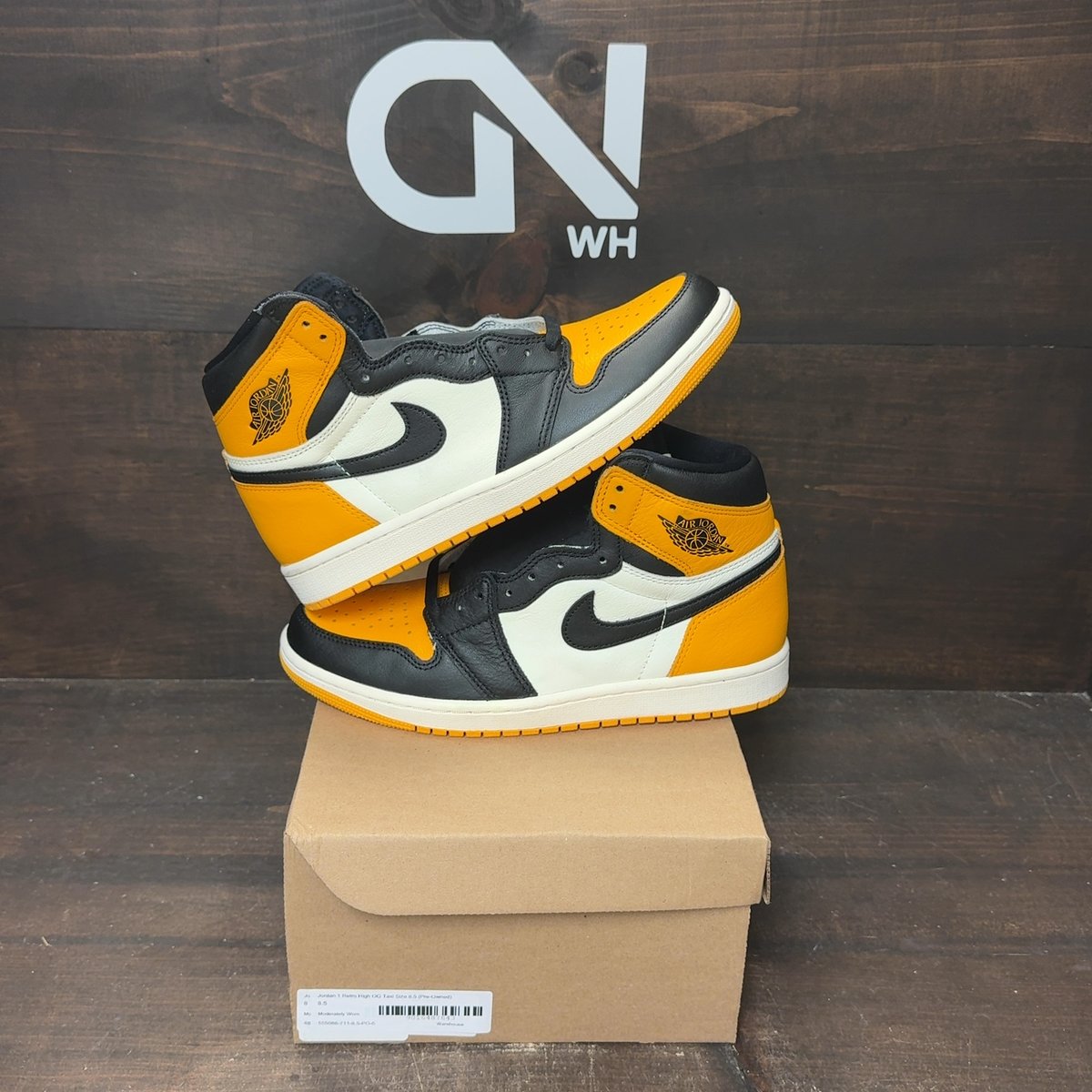 Jordan 1 Retro High OG Taxi Size 8.5 (Pre-Owned) - front