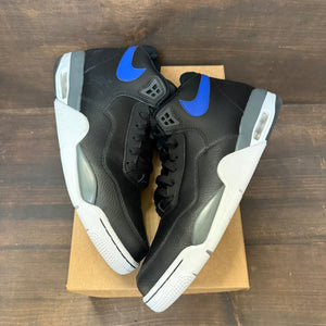 Nike Flight Legacy Black Hyper Blue Size 13 (Pre-Owned) - Image 2
