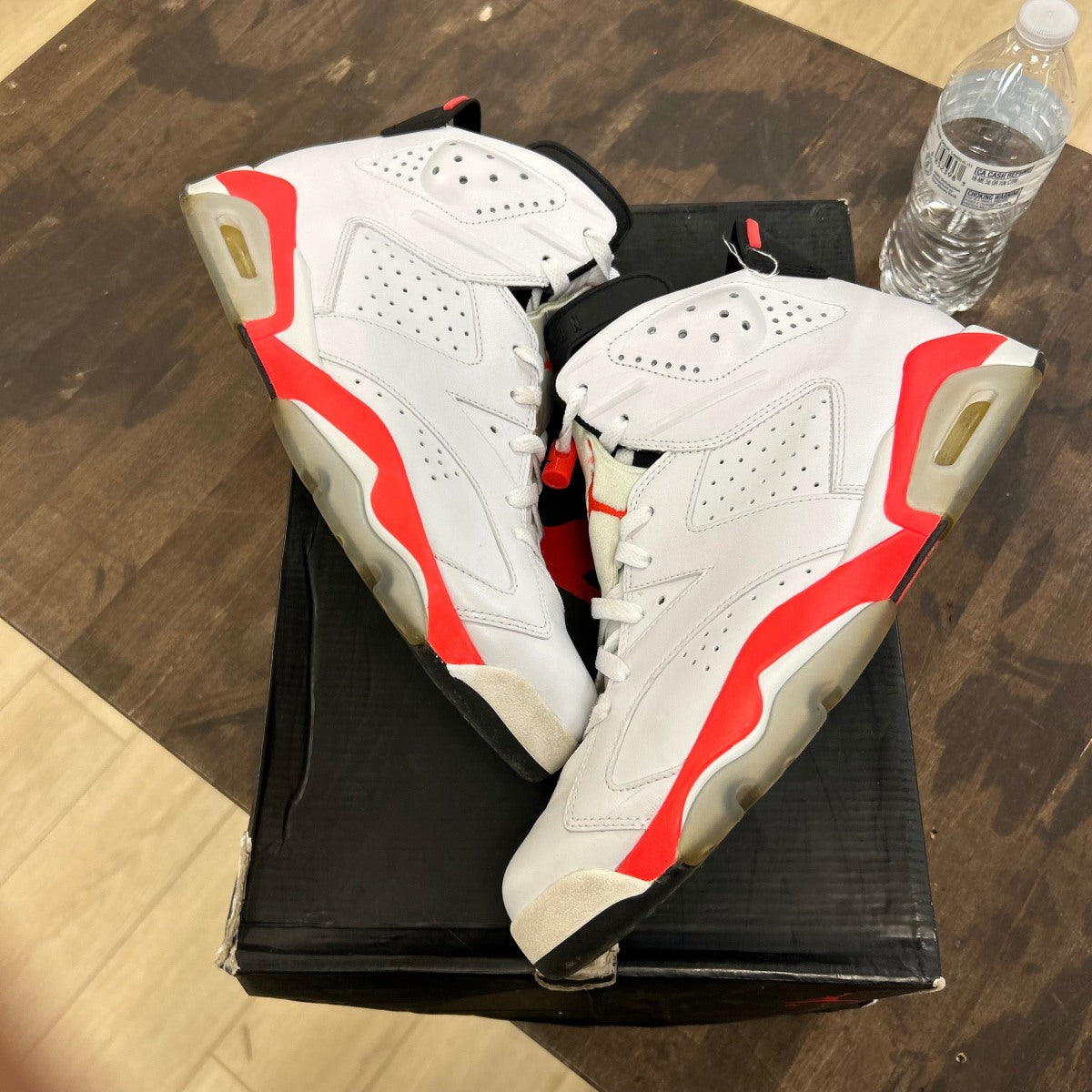 Jordan 6 Retro Infrared White (2014) - Image 1