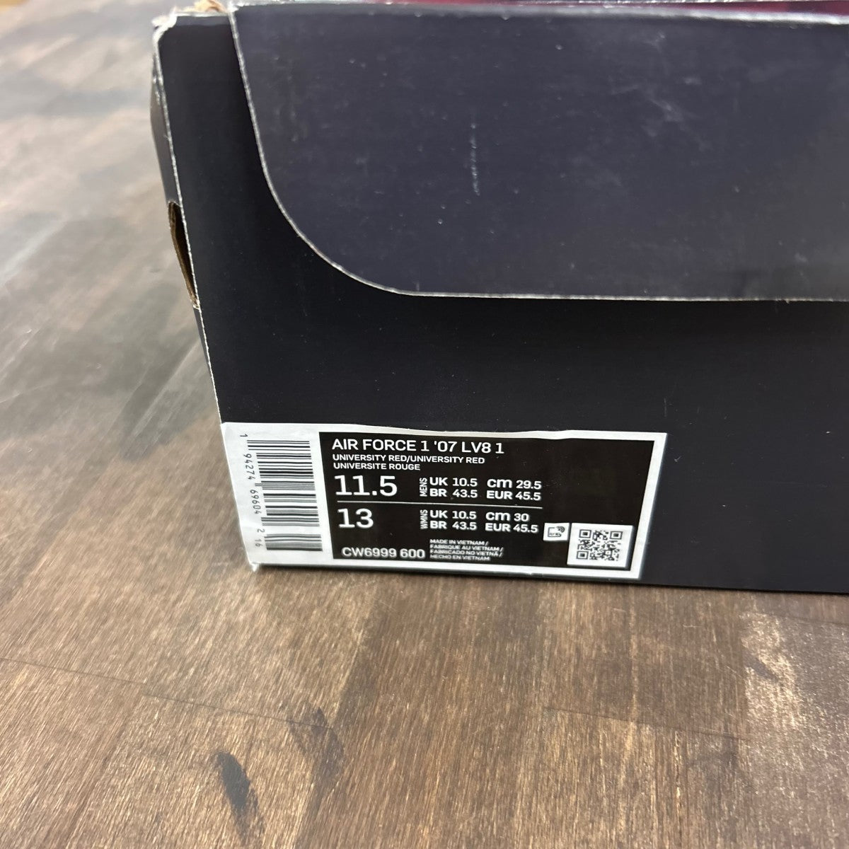 Nike Air Force 1 Low Triple Red - Image 6