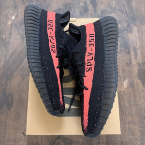 adidas Yeezy Boost 350 V2 Core Black Red Size 9 (Pre-Owned) - Image 1