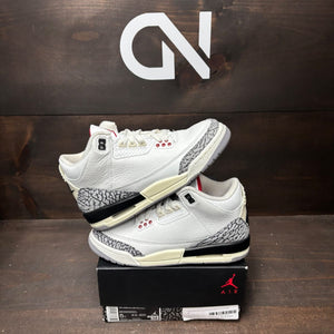 Jordan 3 Retro White Cement Reimagined (GS) Size 5Y (Pre-Owned) - front