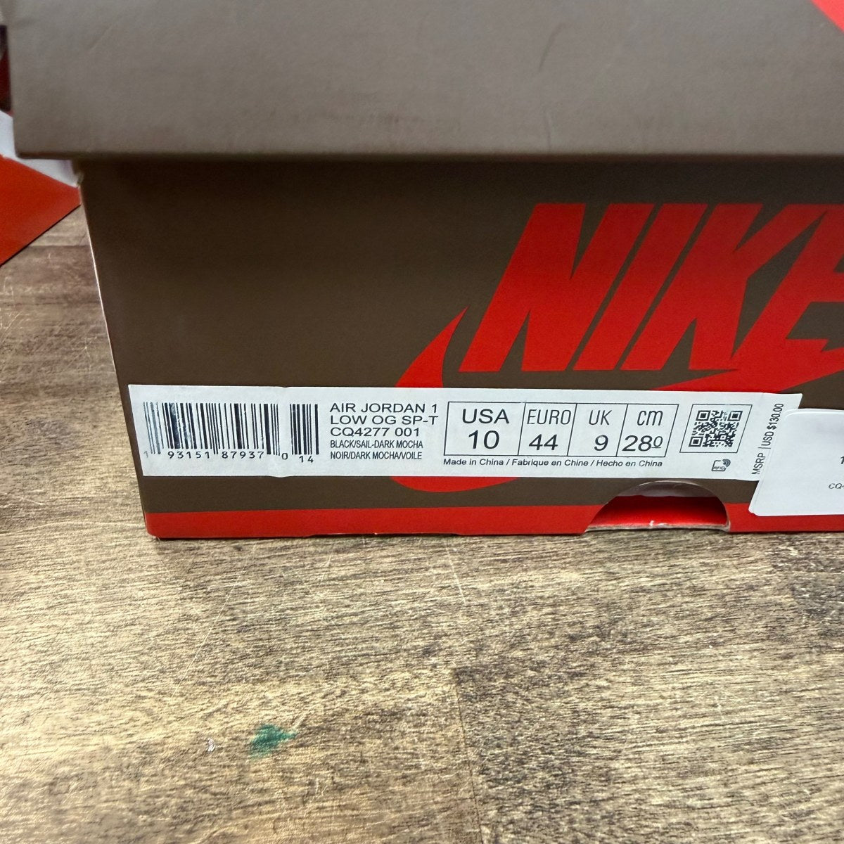 Jordan 1 Retro Low OG SP Travis Scott Mocha - Image 6