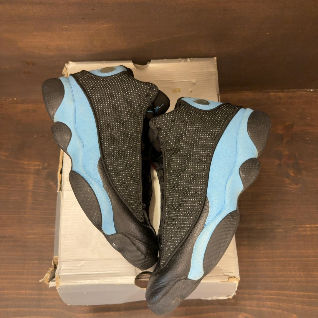 Jordan 13 Retro Black University Blue Size 10.5 (Pre-Owned) - Image 2