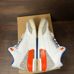 Jordan 3 Retro Knicks Size 7.5 (Pre-Owned) - Image 6