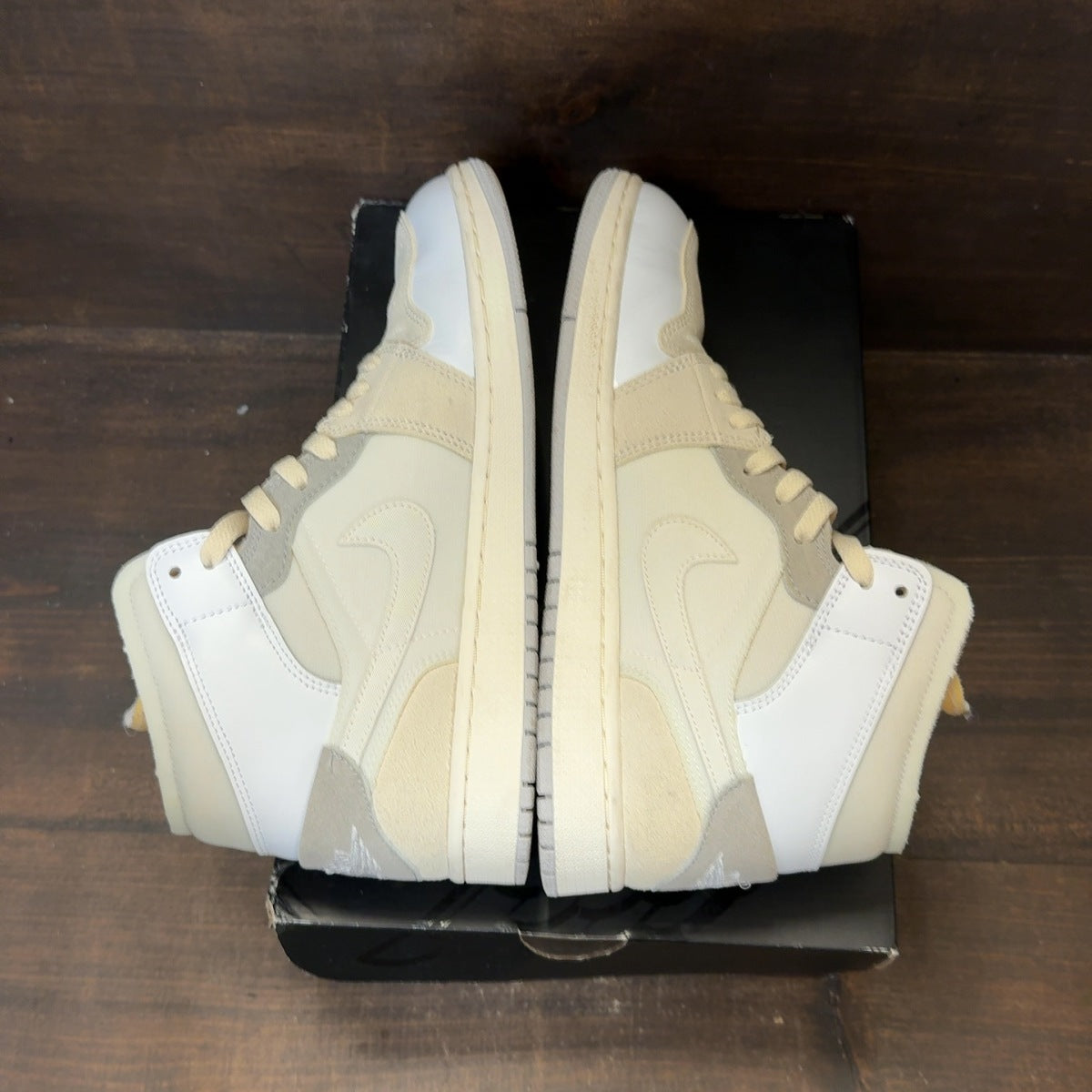 Jordan 1 Mid SE Craft Inside Out White Grey - Image 6
