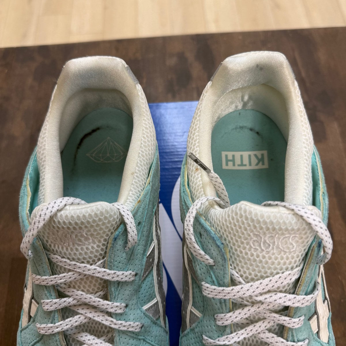 ASICS Gel-Lyte V Diamond Supply Co x Ronnie Fieg Aqua Blue Grey - Image 3