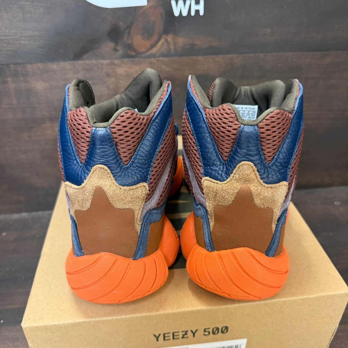 adidas Yeezy 500 High Tactile Orange Size 9.5 (Pre-Owned) - Image 3