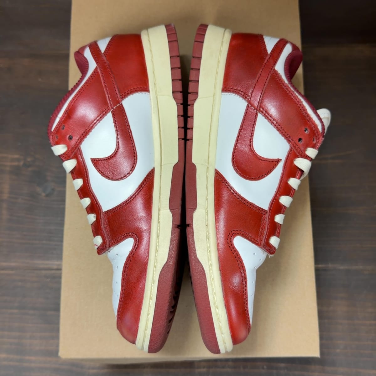 Nike Dunk Low PRM Vintage Team Red (Women's) Size 8.5W (Pre-Owned) - aux