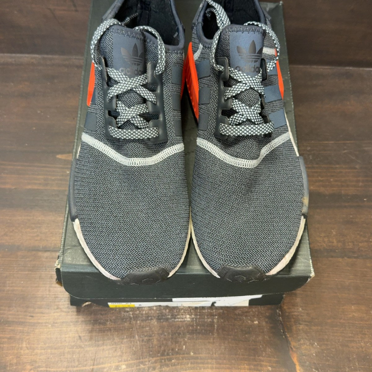 adidas NMD R1 Grey Red Size 9.5 (Pre-Owned) - Image 3