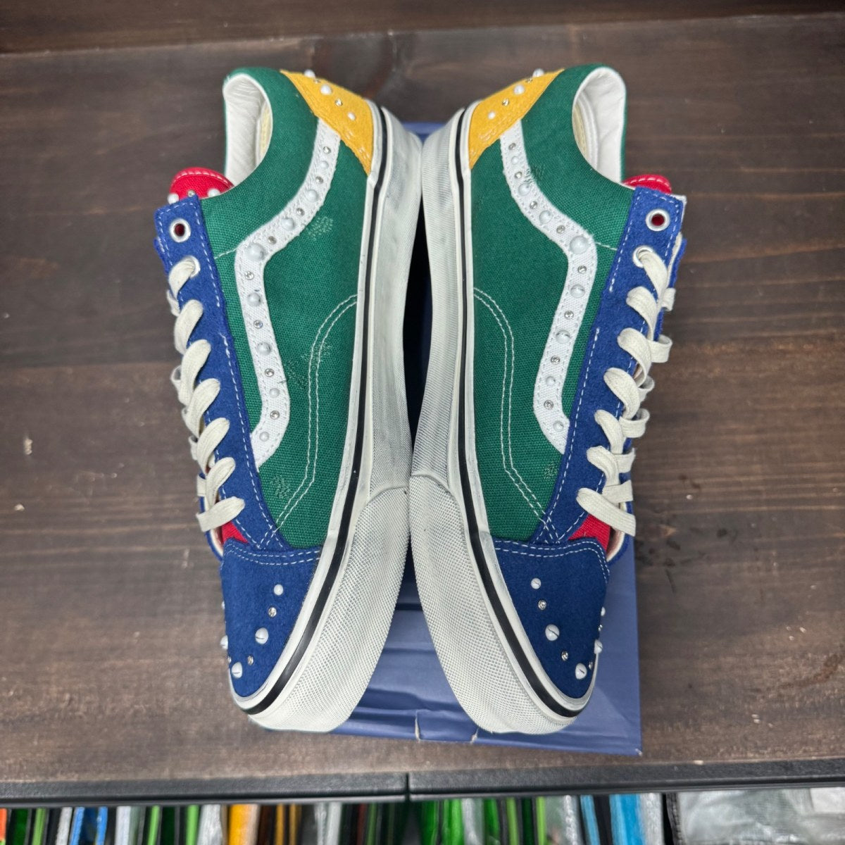 Vans LX Old Skool 36 Pearlized Pack Yacht Club Size 13 (Pre-Owned) - tag