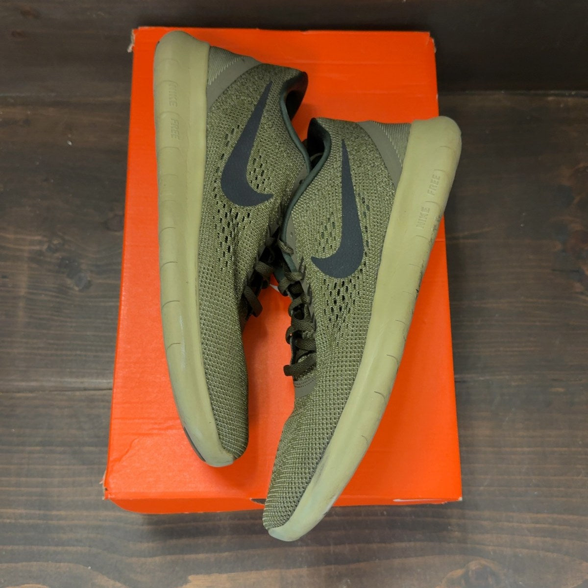 Nike Free RN 'Dark Loden' Size 10 (Pre-Owned) - Image 2