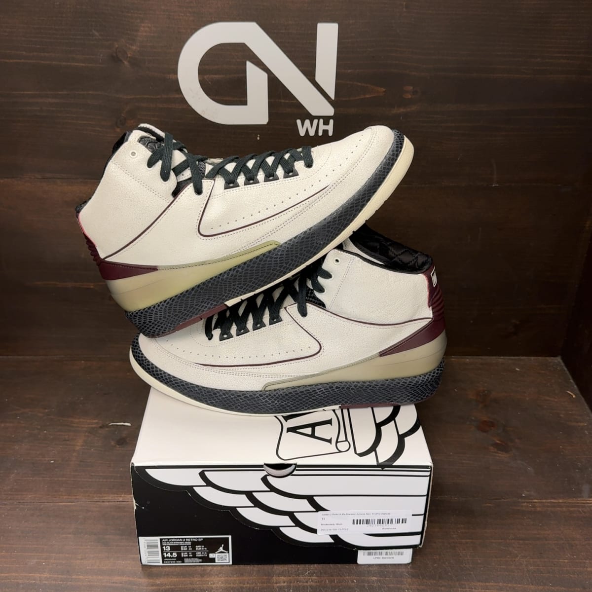 Jordan 2 Retro A Ma Maniére Airness Size 13 (Pre-Owned) - front