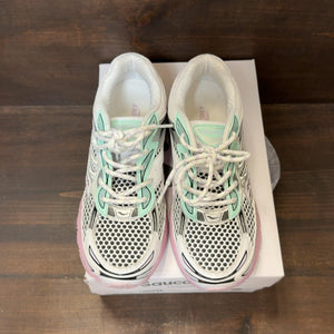 Saucony ProGrid Omni 9 Big Kid 'Green White Lilac' Size 6 (Pre-Owned) - Image 3