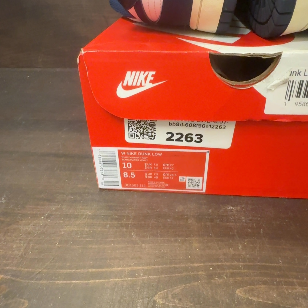 Nike Dunk Low Vintage Navy (Women's) - Image 8