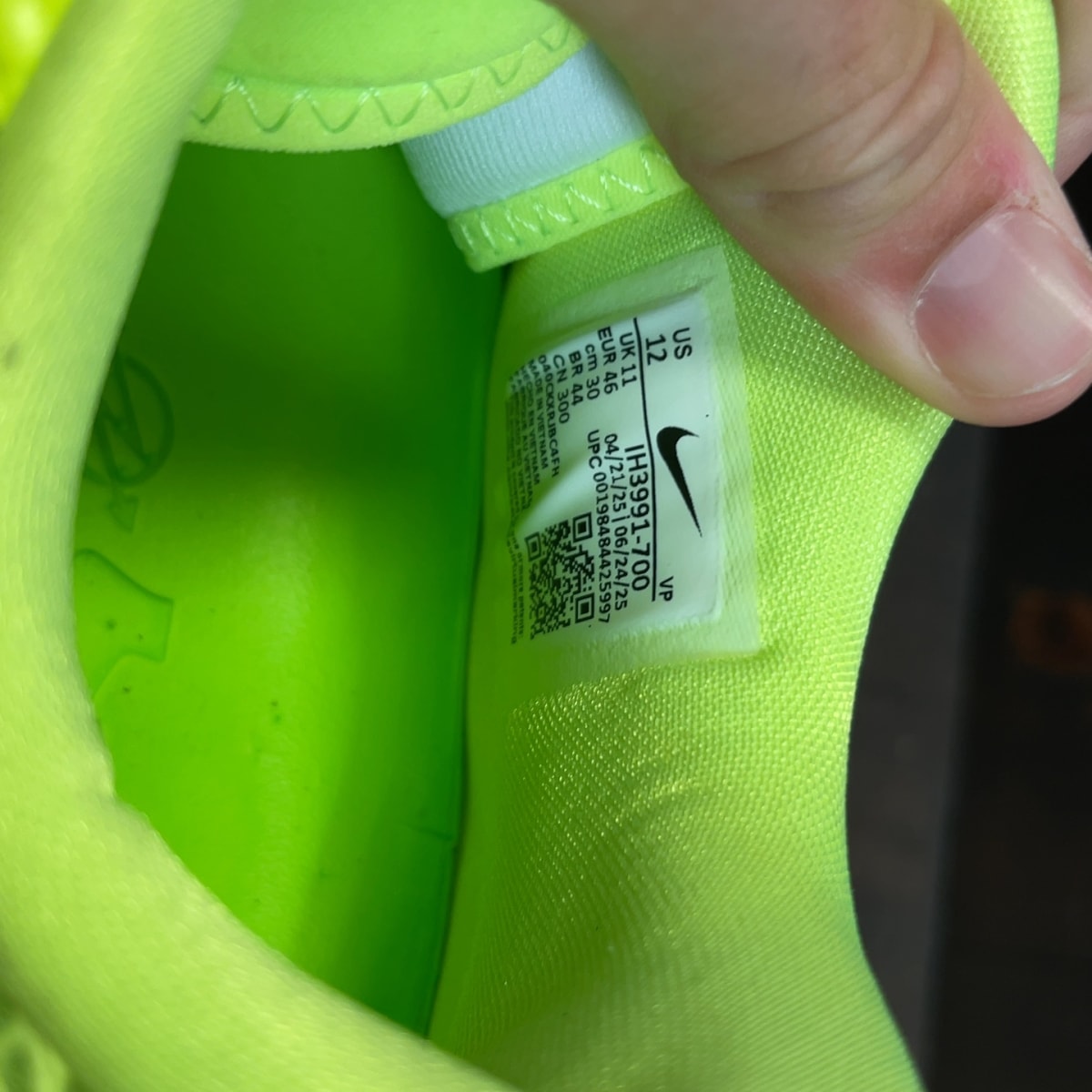 Nike Air Zoom GT Cut EYBL Volt Size 12 (Pre-Owned) - Image 6