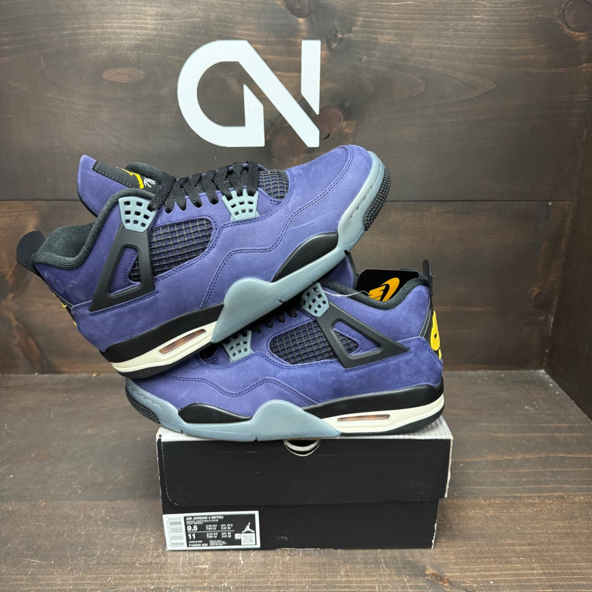 Jordan 4 Retro Lakers - Image 1
