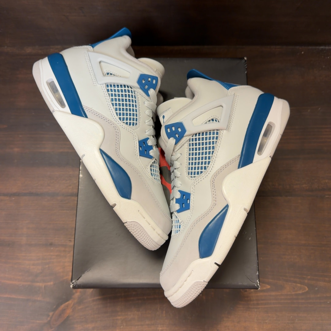 Jordan 4 Retro Military Blue (2024) (GS) - Image 2