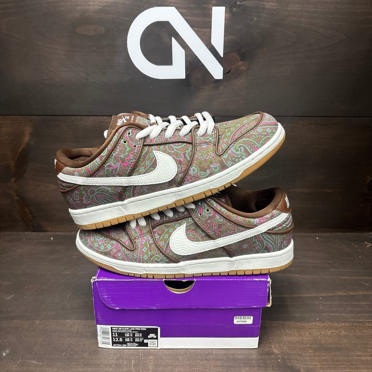 Nike SB Dunk Low Pro Paisley Brown - Image 1
